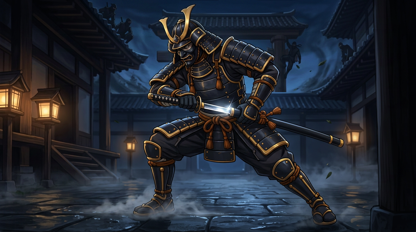 Samurai full equipment set